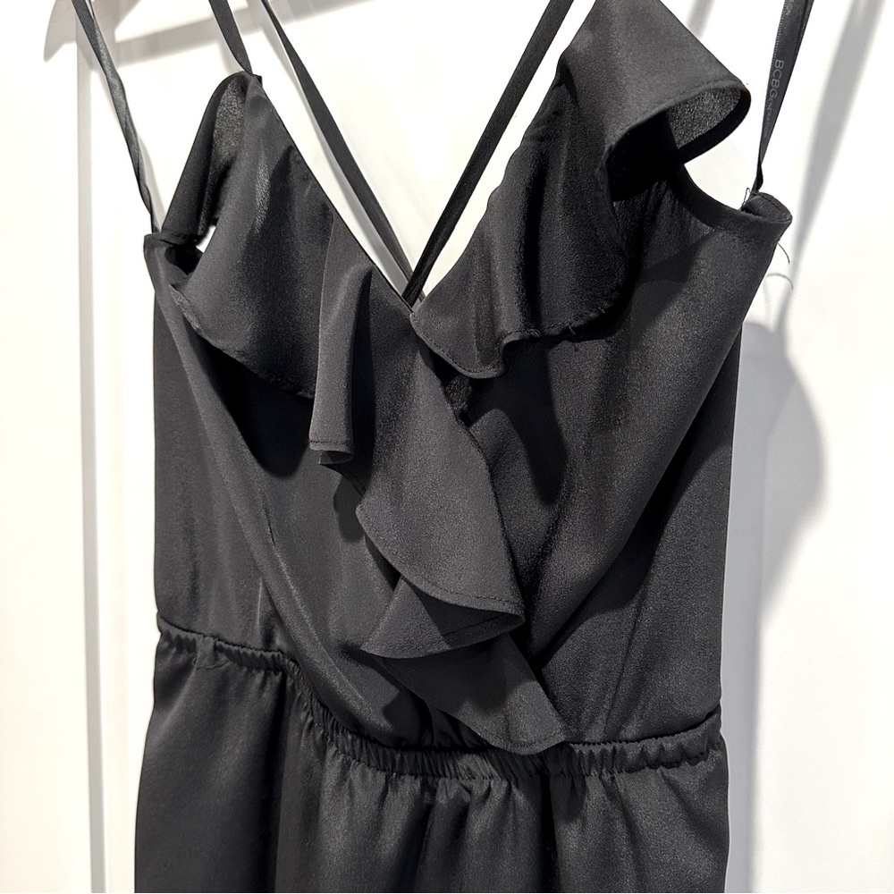 Bcbgeneration Ruffle Front Cross Strap Back Dress… - image 2